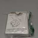 6 Ft Surge Protector Power Strip - YISHU 8 Widely Outlets with 4 USB Ports, 3 Side Outlet Extender with 6 Feet Flat Extension Cord, Ultra Flat Plug, Wall Mount, Desk USB Charging Station, ETL, White