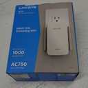 Linksys WiFi Extender WiFi 5 Range Booster, Dual-Band Booster, 1,000 Sq. ft Coverage, Speeds up to (AC750) 750Mbps - RE6300