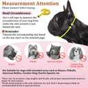 Mayerzon Short Snout Dog Muzzle for French Bulldog with Full Pant Design to Prevent Eating Biting, Soft Mesh Dog Muzzle for Shih Tzu Pug English Bulldog for Grooming Walking, Allow to Drink and Feed, S