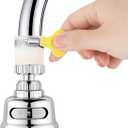 Faucet Extender 1pc Sink Aerator Rotatable Kitchen Faucet Head Replacement Pndbnq Faucet Sprayer Attachment Universal Faucet Nozzle Filter Adapter with Adjustable 3 Modes for Cold and Hot Water Output