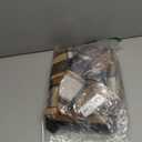 ADIFUN Clothes For Girls Skirt Pants Sets Long-Sleeved Round Neck Top Flannel Plaid Skirt Dress Beret Girls Outfit 3 Piece (7-8 Years, Black + Brown)