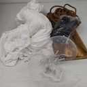 Halloween Decorations Outdoor - 5FT Large Hanging Ghost Swing with Remote Control String Lights & Upgraded Sheet, Scary Ghost Halloween Party Decor Outside for Tree Porch Yard Garden Lawn