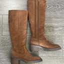 Brown Knee-High Women's Boots, 6