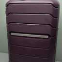 Samsonite Freeform 2-Piece Luggage Set - Carry-On & Large Checked Luggage with Dual Spinner Wheels - Durable Polypropylene Hardshell - TSA Lock, Airline-Approved - Expandable - Amethyst Purple