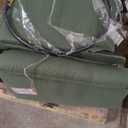 Davinci Suzy Electronic Swivel Recliner with USB Port in Pine Green, GREENGUARD Gold & CertiPUR-US Certified