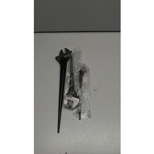 C&T 3-Piece Adjustable Spud Wrench and Pry Bar Set, Spud Wrench, Nail Puller, Claw Bar, Cats Paw Nail Puller, Universal Wrenches, 8In, 10In, 12In, CR-V, Suitable for Home Renovation and Woodworking