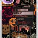Qimulgociz Halloween Mystical Art Collage Phone Case for iPhone 17, Retro Aesthetic Halloween Pumpkin Phone Cover, Trendy Design TPU Bumper Case