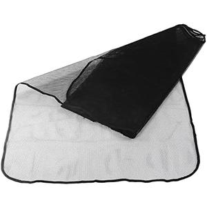 High Visibility Proof Mesh Railing, Tear Child Safety Net for Balcony, Stairs, 16ft Black Polyester Mesh