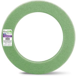 FloraCraft FloraFōM Wreath 1.9 Inch x 17.7 Inch Green