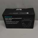 Nekteck Shiatsu Neck Massager with Heat for Pain Relief Deep Tissue, FSA Eligible Back Shoulder Kneading Massage Pillow, Body Relaxation Tools Gifts for Him Her, HSA Eligible (NOT Cordless) (Black)