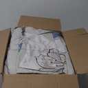 Menghomeus California King Comforter Set Blue Floral Comforter Botanical Bedding Sets Cal King Soft Microfiber Bed Comforter Set for All Season, 3 Pieces (1 Comforter, 2 Pillowcases)