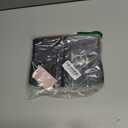 Joyway Travel Makeup Bag, Large Capacity Cosmetic Bags for Women, Waterproof Portable Pouch Open Flat Toiletry Bag Make up Organizer with Divider, Can be fitted with suspenders(Black)