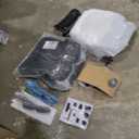 Ergonomic Office Chair, Mesh Seat Cushion with Flip-Up Armrests and 3D Headrest, Adjustable Lumbar Support, SGS Class 4 Gas Clylinder, Light Grey