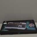 AULA Keyboard, T102M 104 Keys Hot Swappable Mechanical Gaming Keyboard with Rainbow Backlit, Red Switches, All-Metal Panel, Media Control Knob, Programmable USB Wired Keyboards for MAC Xbox PC Gamers