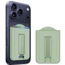 iShowMount for MagSafe Wallet with Stand, Magnetic Phone Wallet [4-Card Holder][RFID Blocking], CellPhone Credit Card Holder for iPhone 17/ 16/ 15/ 14/ 13/ 12-Light Green