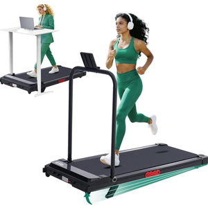 Walking Pad Treadmill with Handle Bar and Incline, 0.6-7.6MPH Electric Treadmill for Home Small, 350LB Mini Small Treadmills with Handles, 3.0HP Portable Treadmills for Home Exercising, Model V305