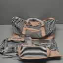 Weekender Bags for Women - 21" Travel Duffle with Shoe Compartment - Carry On Overnight Duffel for Weekend Travel & Business Trips, 3 PCS, Pink