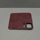 OCASE Compatible with iPhone 17 Pro Wallet Case, PU Leather Flip Folio Case with Card Holders RFID Blocking Kickstand [Shockproof TPU Inner Shell] Phone Cover 6.3 Inch 2025, Mulberry