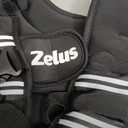 ZELUS Weighted Vest, 16lb Weight Vest with Reflective Stripe for Workout, Strength Training, Running, Fitness, Muscle Building, Weight Loss, Weightlifting
