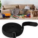 Under Couch Blocker for Kid and Pet Toys, Adjustable Toy Blocker for Under Couch, Toy Blocker Stop Things from Going Under Sofa, Bed, and Other Furniture, Easy to Install, 1.6" x 157 inch