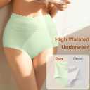 ASIMOON Womens Underwear High Waisted No Show Seamless Panties Full Coverage Tagless Plus Size Briefs Ladies 4 Pack (M)