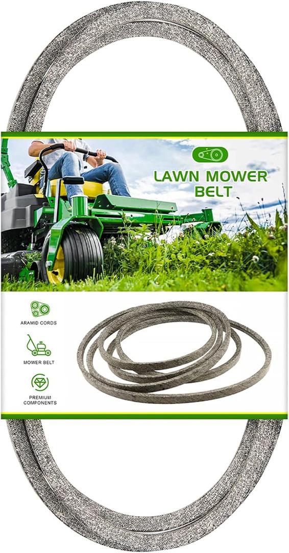 M47766 1/2 x 80 Inch Deck/Drive Belt for John Deere, for Simplicity 1672135 1672135SM, for Murray 037X69MA 37X69 37X69MA, for Cub Cadet/MTD 754-04207 954-04207 LTX1042 LTX1045 LTX1046