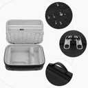 GEEKRIA Numeric Keypad Carrying Case, Compatible with Keychron Q0 Max / Q0 Plus, Portable Number Pad Bag (Dark Grey)