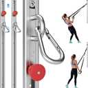 Adjustable Resistance Band Wall Mount System,Home Gym Dedicated Resistance Band Wall Anchor,for Strength Training, Physical Therapy & Rehab Training
