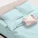 Mayfair Linen 100% Egyptian Cotton Split King Sheets Sets for Adjustable Bed - 800 Thread Count 5 PC Top Split King Sheet for Sleep Number Bed, Soft Cooling Sheets, Fits Mattress Upto 18" - Sea Foam