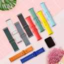 10 Pack Sport Bands and Watch Screen Protector Compatible with Apple Watch 38mm 40mm 41mm 42mm 44mm 45mm 46mm,Watch Bands Case&Organizer for iWatch Series11-1Please select the correct size