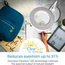 OttLite Vibe LED Ring Light, Rechargeable and Portable, 3 Color Temperatures, Book Light, Table Lamp Reading, Work, Desk Lamp for Home Office or Bedside