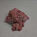 Peomeise 50pcs Dusty Pink Spandex Chair Sashes with Buckle Slider for Wedding, Party Decoration