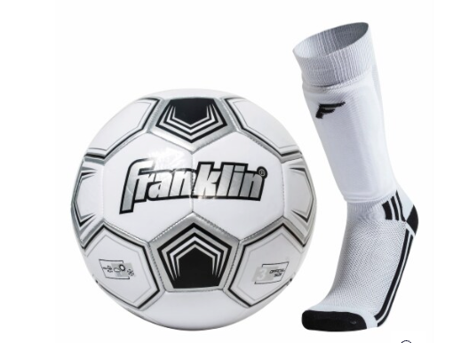 Franklin Size 3 Soccer Starter Set - Youth - White/Black