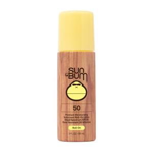 Sun Bum Original SPF 50 Roll-On Sunscreen Body Lotion - Broad Spectrum Moisturizing Sunscreen with Vitamin E - Hawaii 104 Act Compliant (Made without Octinoxate & Oxybenzone) - Travel Size - 3 oz