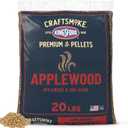 Kingsford Craftsmoke Premium Grilling Wood Pellets, Applewood BBQ Pellets for Grilling, 100% Natural Hardwood, 20 pounds