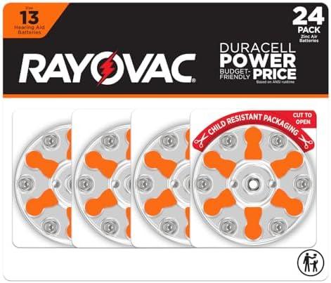 Rayovac Size 13 Hearing Aid Batteries (48 Pack), Size 13 Batteries Rayovac Size 13 Hearing Aid Batteries (48 Pack), Size 13 Batteries