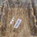 Set of 2 Scalloped Edge Wicker Storage Basket with Built-in Handles, Rectangle Water Hyacinth Basket for Organizing, Decorative Woven Rattan Basket for Shelf, Nursery Room