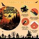 Halloween Garage Door Decorations,7 x 8 ft Pumpkin Halloween Garage Door Cover Scary Halloween Backdrop for Home Outdoor Indoor Party Yard Wall Decorations