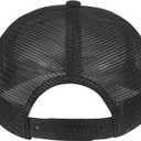 Bigfoot Trucker Hat for Men, Big Foot Sasquatch Gifts, Adjustable Embroidered Bigfoot Baseball Cap Black (Medium-Large)