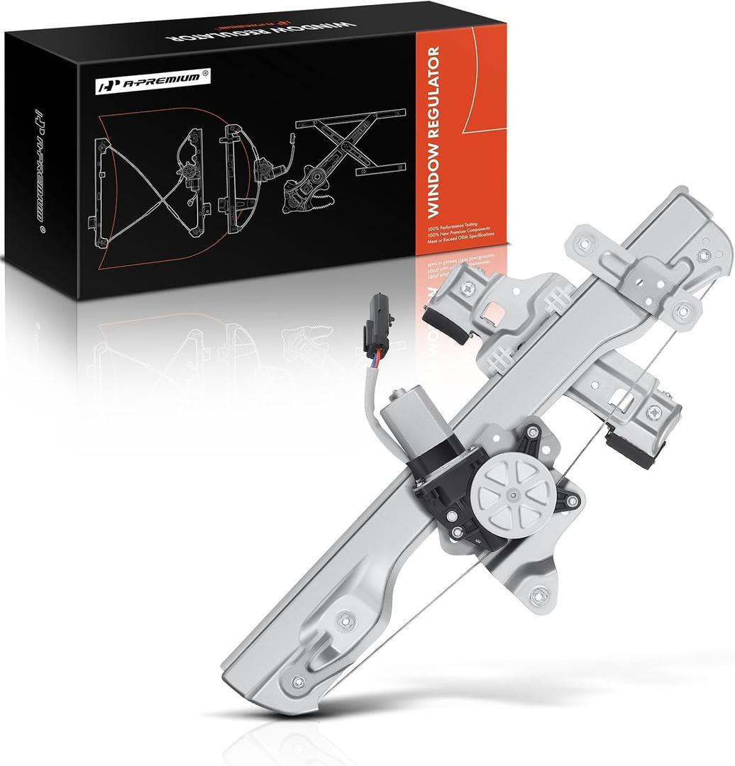 A-Premium Power Window Regulator with Motor (2 Pins Only) Front Passenger Side Compatible with Chevrolet Sonic 2012-2016, Sedan/Hatchback Only