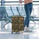 HYPER VENTURE Washable Luggage Cover - Fashion Suitcase Protector Fits 27-30 Inch Luggage (Wilderness Mark, L)