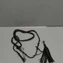 BEAULEGAN Purse Chain Strap - Microfiber Leather - Replacement for Crossbody Shoulder Bag - 51 Inch Long, Black/Gunmetal Black