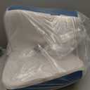 Neck Pillow Contour Memory Foam Pillows for Pain Relief Bed Pillow for Sleeping, Ergonomic Pillow for Neck and Shoulder Pain, Orthopedic Cervical Pillow for Side Back Stomach Sleeper(White&Blue)