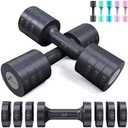 Adjustable Dumbbells Hand Weights Set: Sportneer 5 lb Dumbbell Set of 2 Each 2lb 3lb 4lb 5lb Free Weights Fast Adjust Weight 4 In 1 Weights Dumbbells Set for Women Men Home Gym Exercise Training