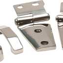 Rampage Products Hood Kit for Jeep Wrangler JK | Polished, Stainless Steel | 87466 | Fits 2007-2018 Jeep Wrangler JK/JKU