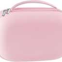 Gowing Wearable Breast Pumps Carrying Case, Hard Shell Case with Removable Tray, Watertight Breast Pump Storage Bag Compatible with Most of Wearable Breast Pumps, Holds 2 Pumps, Pink