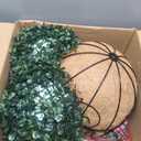 Waipfaru 2 Set Artificial Geraniums for Outdoors with Hanging Baskets, 12 Bundles UV Resistant Artificial Outdoor Plants, Fake Flowers for Spring Front Porch Home Patio Balcony Yard Decor, Mixing