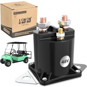 10L0L Golf Cart 48V Electric Solenoid Replacement for Club Car DS (1995-1997) 4 Terminal, OEM# 101807001 1118