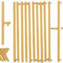 Fdit Wedding Arch Stand, Wide Hexagonal Metal Wedding Frame Balloon Flower Arch Backdrop Stand for Ceremony Indoor Outdoor