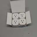 meross Matter Smart Plug Mini, FFS Easy Setup, 100% Privacy Smart Outlet, Compact Size, Support Apple Home, Alexa, Google Home with Schedule and Timer, App and Voice Control, 2.4G Wi-Fi Only (4 Pack)